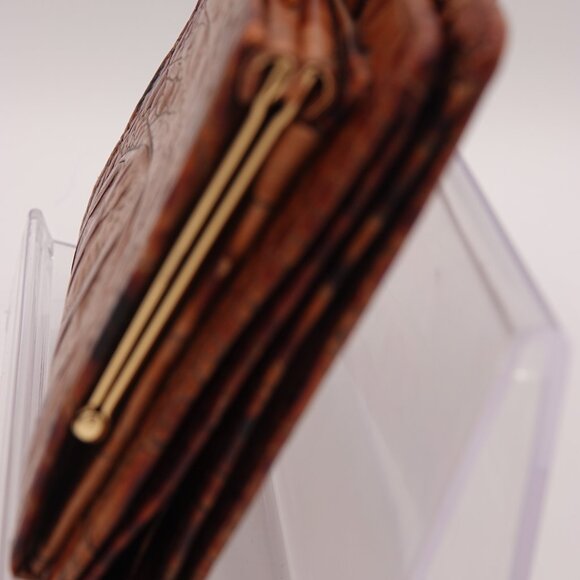 2 Brahmin Wallets One Small Kisslock and One Long Bi-Fold Wallet - Picture 3 of 14